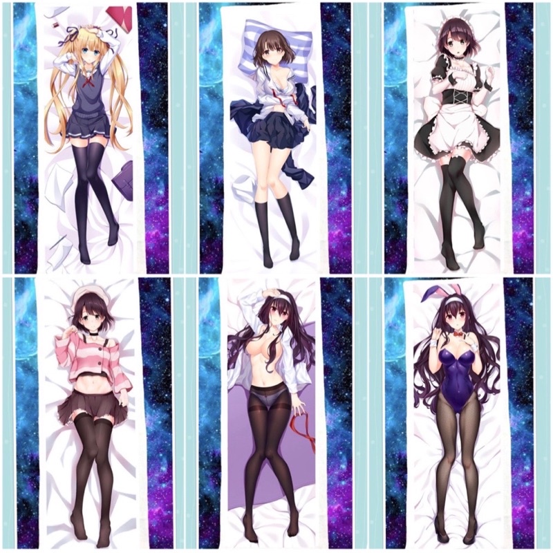 Gối ôm dài Saekano:How to Raise a Boring Gỉlfriend/ Gối Dakimakura