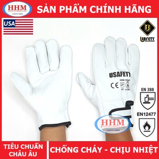 GĂNG TAY DA HÀN TIG  USAFETY - CÓ DÁN XÉ