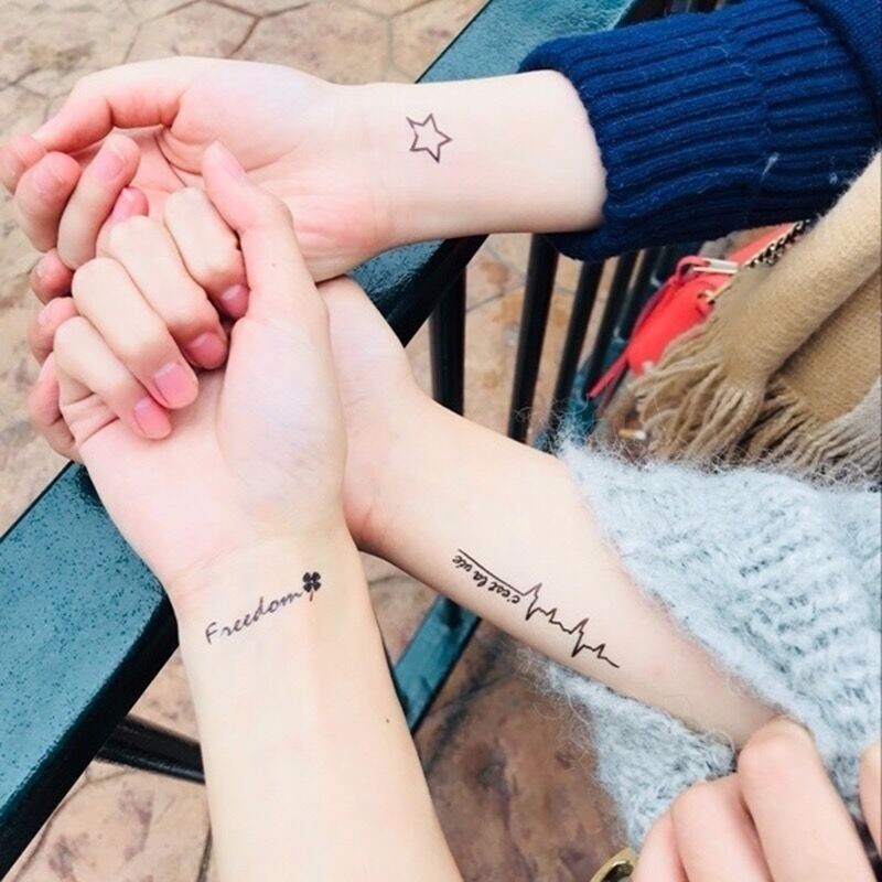 Bộ miếng dán hình xăm chống thấm nước có nhiều kiểu khác nhau tùy chọn trẻ trung lâu trôi