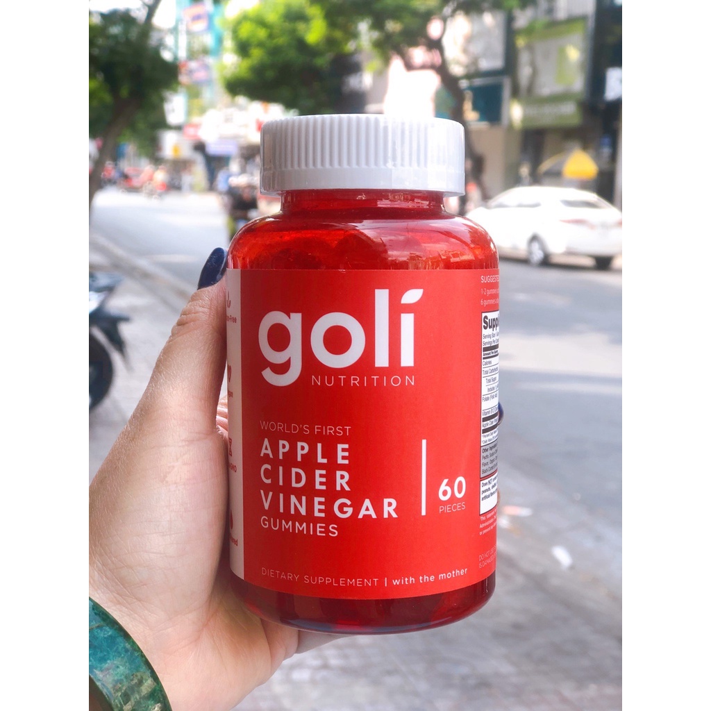 Kẹo Dẻo Giấm Táo Goli Apple Cider Vinegar Kẹo Giảm Cân Kiểm Soát Cân Nặng