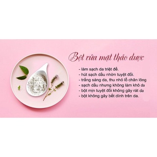 BỘT RỬA MẶT THUỐC BẮC HANDMADE - SẠCH NHỜN TRẮNG DA