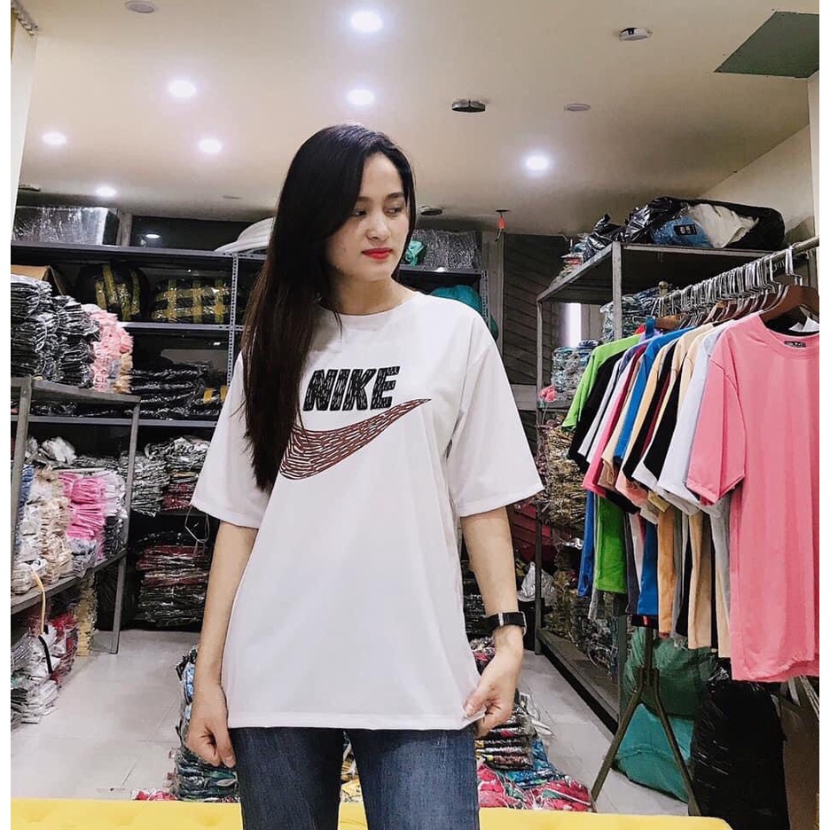 Áo phông nữ form rộng, áo thun nam cổ tròn tay lỡ Unisex đủ mẫu trắng đen | BigBuy360 - bigbuy360.vn