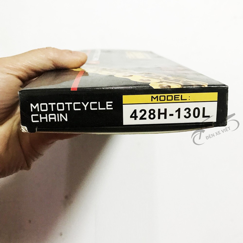 Bộ Nhông xích đĩa Nhông sên dĩa Exciter 150 cc Nhông đỏ 42-14, xích vàng 10 ly không có phớt cao su chính.hãng X1R