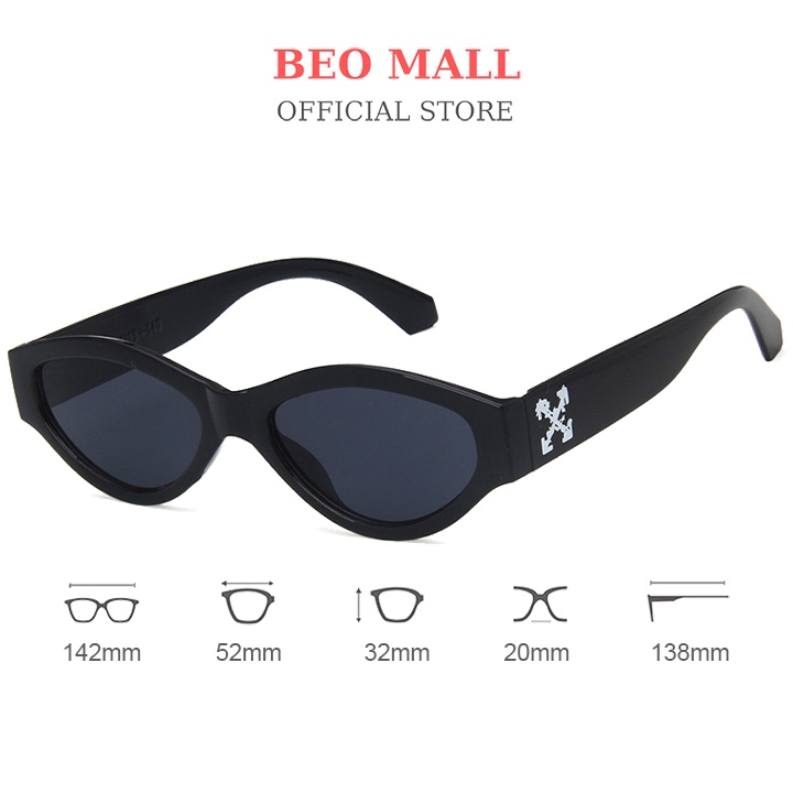Kính râm thời trang nữ BEOMALL thiết kế theo phong cách Hàn Quốc cao cấp KT020