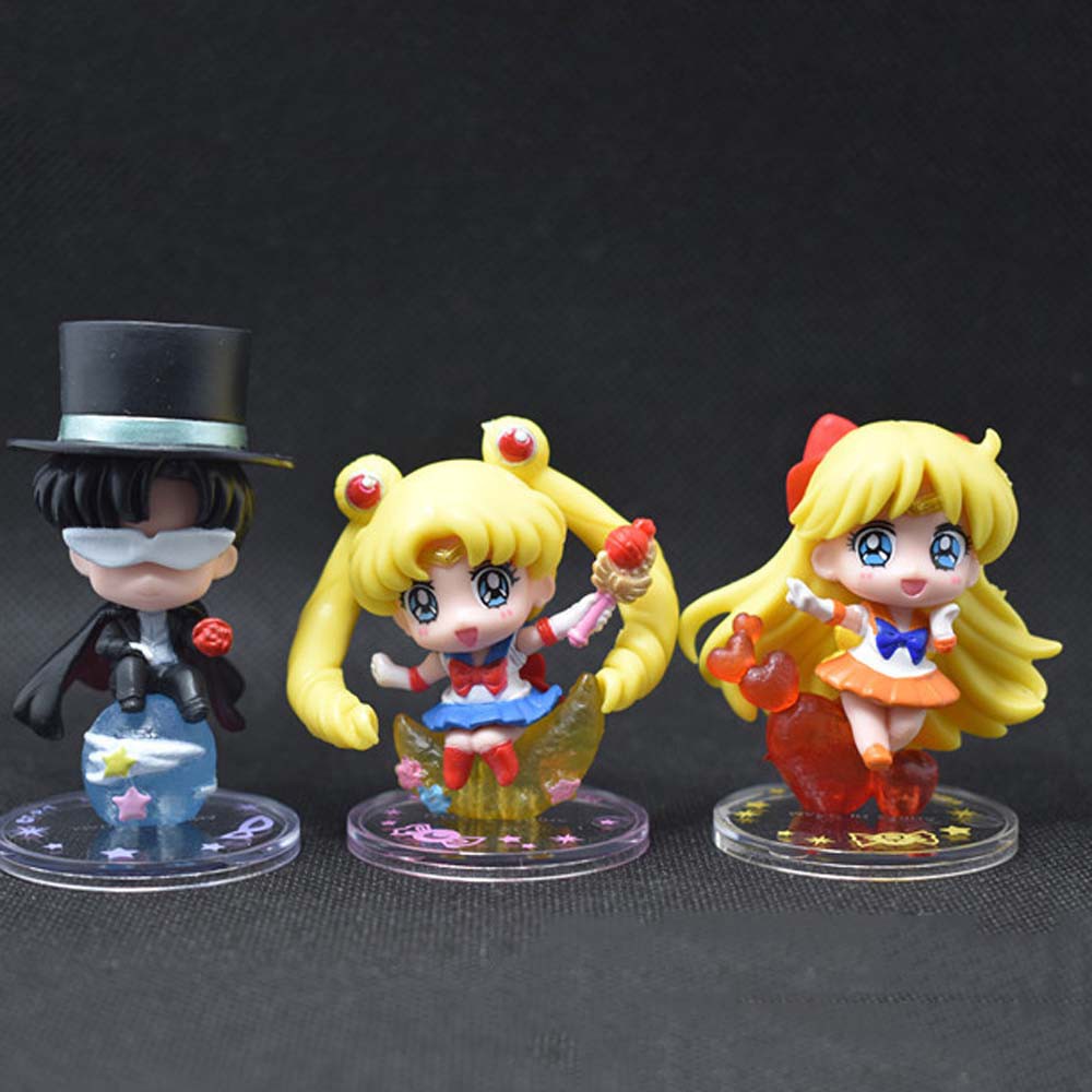 EPOCH SAILOR MOON Set 6 Mô Hình Đồ Chơi Nhân Vật Trong Phim Hoạt Hình Thủy Thủ Mặt Trăng