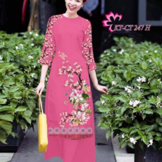 Vải áo dài cách tân duyên dáng