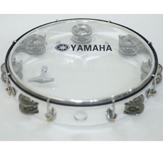 Trống lắc tay - Lục lạc gõ bo Inox Tambourine Yamaha MT6-102T (Trong)