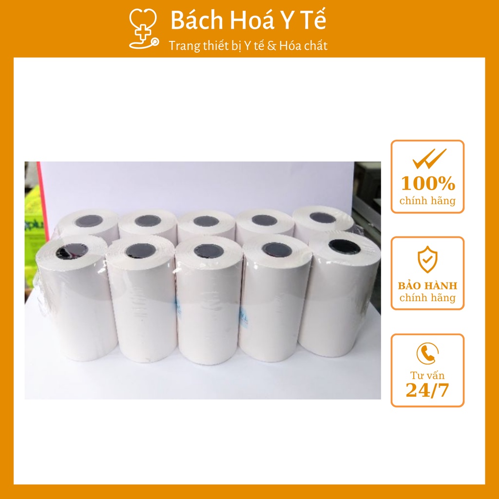 Giấy In Nhiệt Điện Tim 8CM K80 dùng trong y tế.