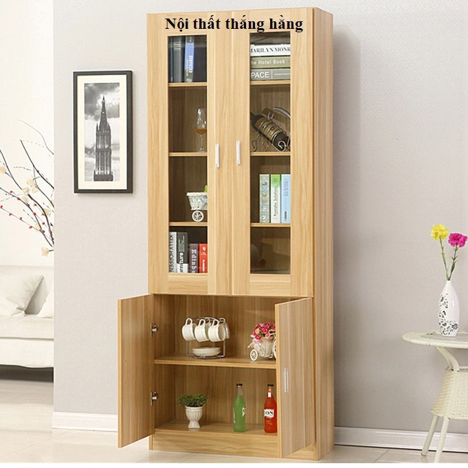 Tủ sách gỗ công nghiệp