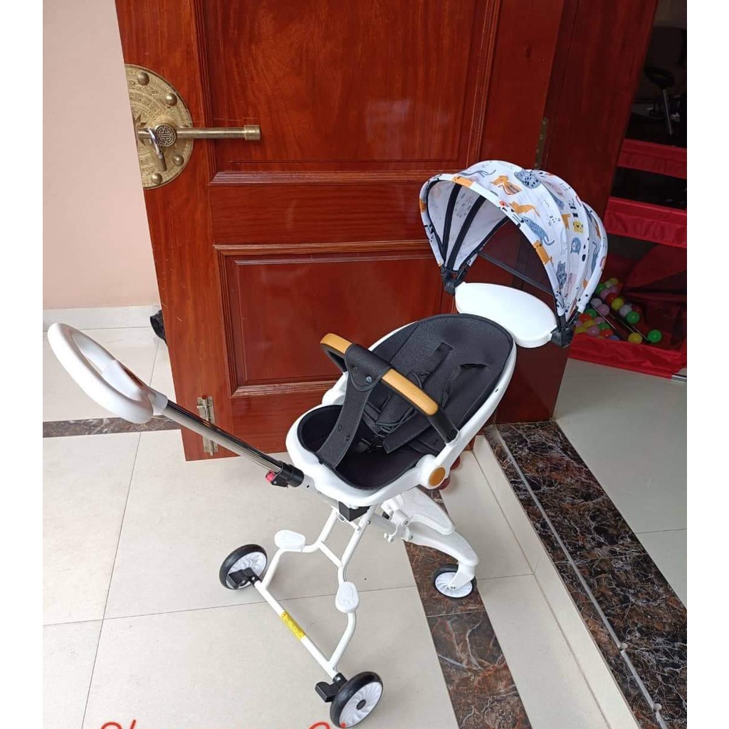 [Miễn ship]XE ĐẨY GẤP GỌN 2 CHIỀU CAO CẤP M8, XE ĐẨY GẤP GỌN