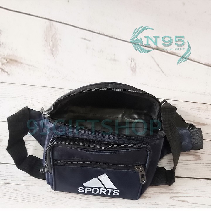 Túi Sport Túi Đeo Bụng Chạy Bộ Tập Thể Dục Thao Gym Đựng Tiền Card ATM Nhỏ Gọn Cỡ 33x8x15cm | BigBuy360 - bigbuy360.vn