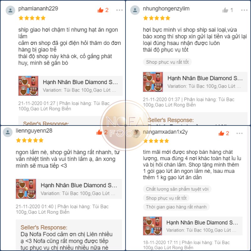 Hạnh nhân sấy nguyên vị NOFA thơm giòn 600g, Giảm cân, Ăn Kiêng, Keto - Nhập khẩu Mỹ | BigBuy360 - bigbuy360.vn