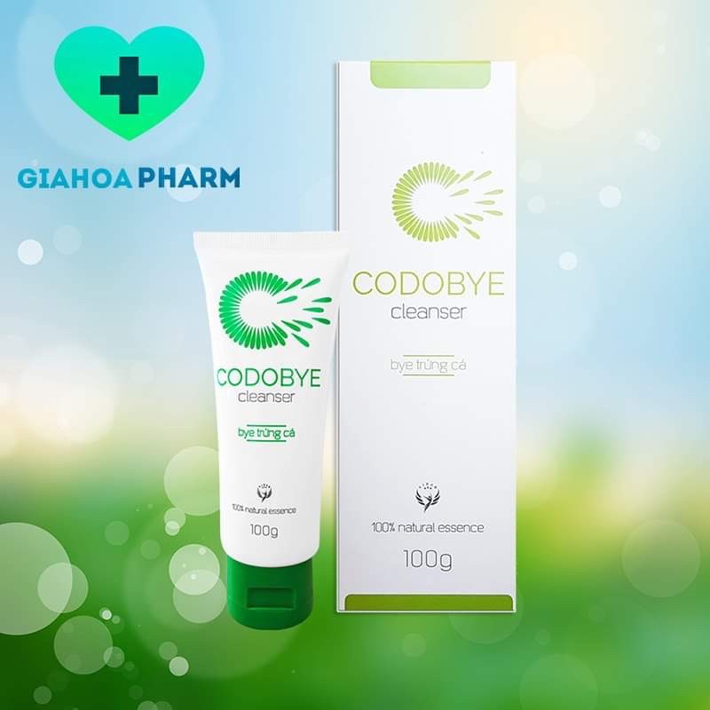 Sữa rửa mặt Codobye Cleanser thành phần thảo dược ngăn mụn, làm sạch da, giảm dầu, nhờn, mụn, an toàn cho da nhạy cảm