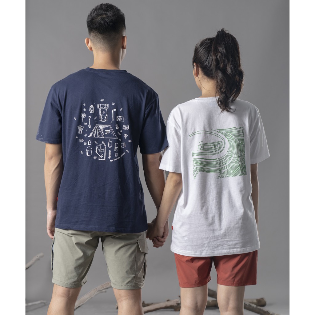 Áo thun unisex có túi ngực, in hình sau lưng Camping TJO Việt Nam, chất liệu cotton 100% - Hàng Chính Hãng | BigBuy360 - bigbuy360.vn