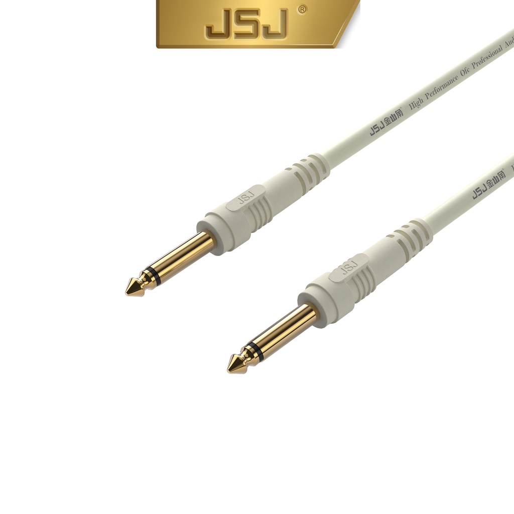 Dây tín hiệu 2 đầu 6 li JSJ 4111 dài 1.5m đến 5m thân dây mềm mại và bền truyền tải tín hiệu ổn định mượt mà