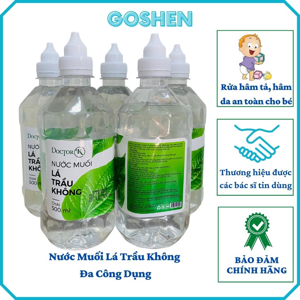 Nước Muối Lá Trầu Không Đa Công Dụng Doctor K 500ml