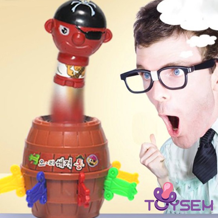 Đồ chơi trẻ em đâm hải tặc siêu kịch tính Toysem cho trẻ trên 3 Tuổi size 16 kiếm - Quà tặng sinh nhật cho bé