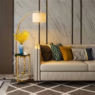 {ĐÈN CÂY LUXURY} - Ảnh thật, Đèn cây, đèn góc sofa, đèn decor phòng khách, đèn phòng ngủ -bóng led 3 màu, bảo hành 2 năm