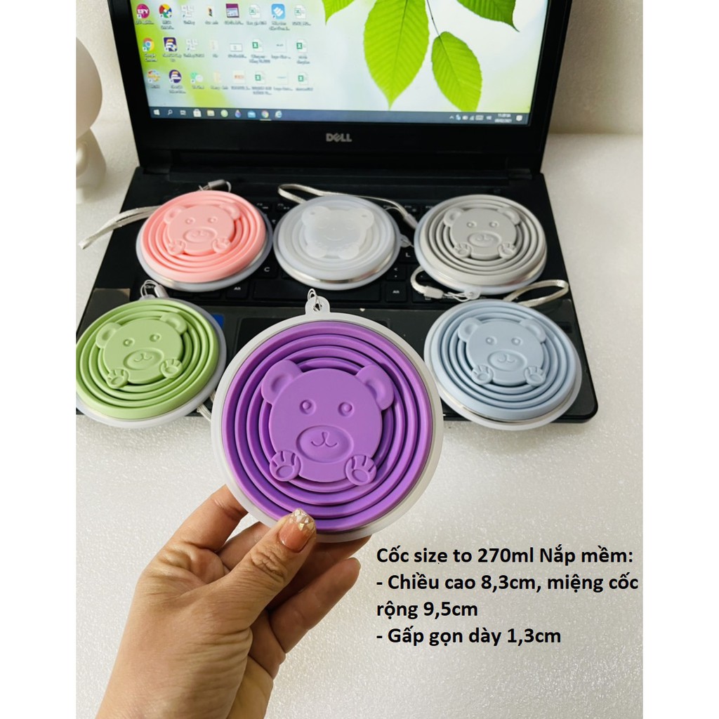 Cốc Silicon Gấp Gọn Chịu Được Nhiệt Độ Cao | BigBuy360 - bigbuy360.vn