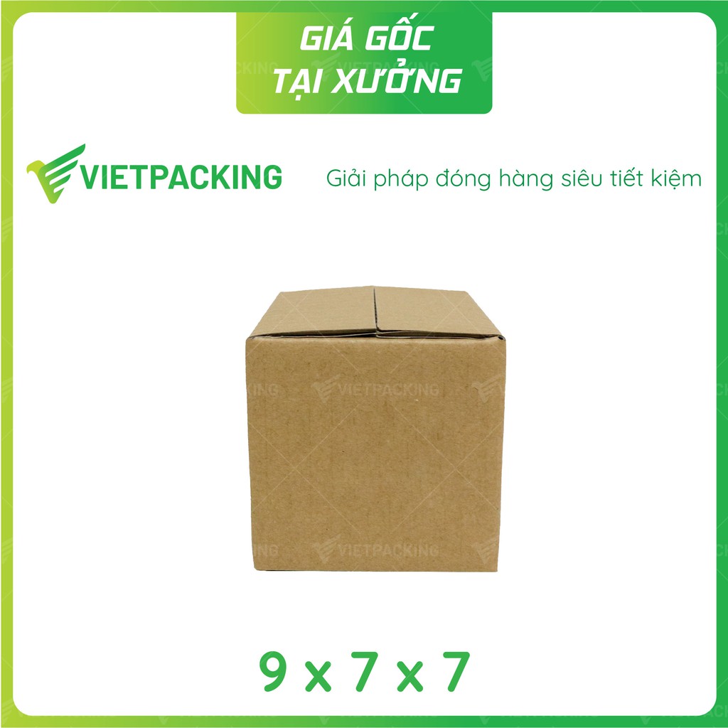 9x7x7 - 50 hộp carton nhỏ đựng mỹ phẩm V016