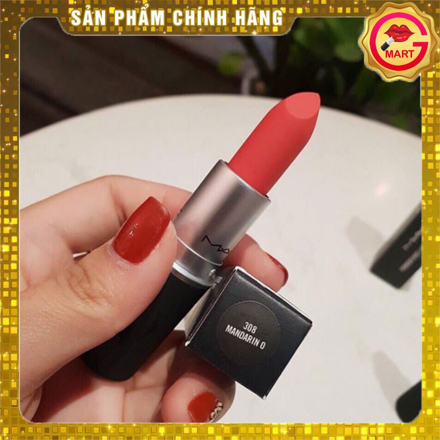 [ GIÁ SỈ ] Son Mac 308 Mandarin O - Màu hồng san hô - Matte lipstick