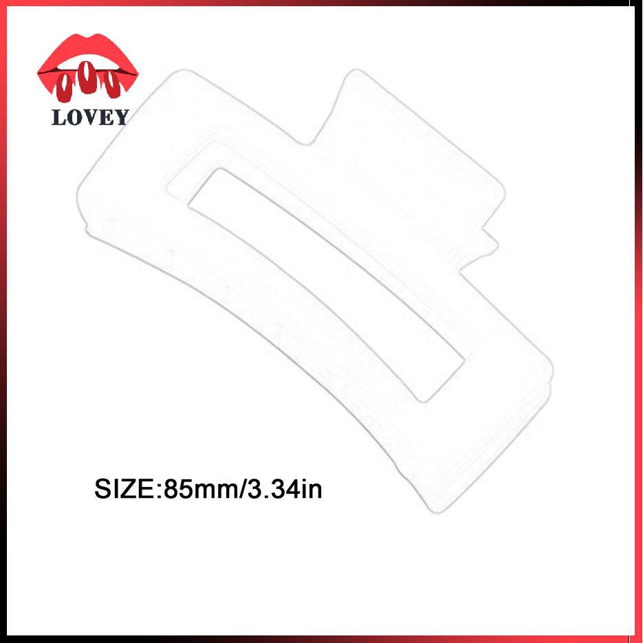 lovey★Kẹp tóc kiểu dáng đơn giản chất liệu acrylic