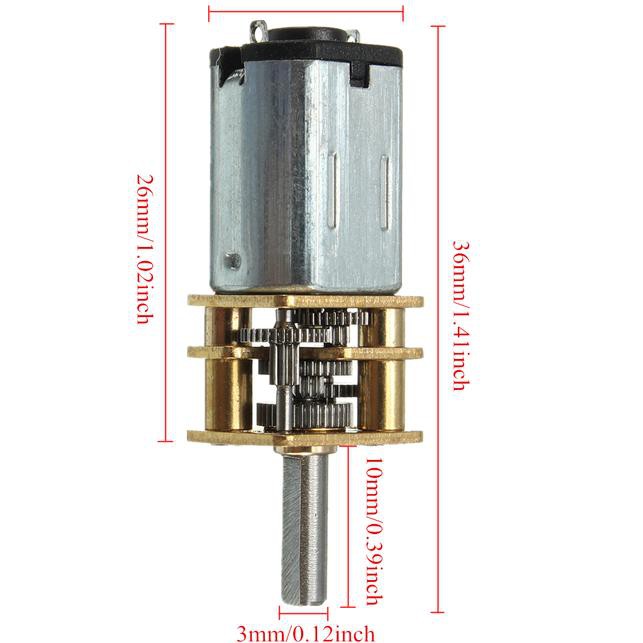 Mô Tơ Thông Minh 0is Dc Ga12 N20 6-12 Vdc Rpm Cho Xe Hơi