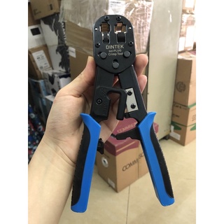 Kìm bấm mạng Xuyên Thấu Dintek Cao Cấp chính hãng
