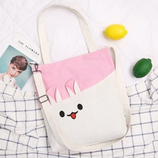 TOTE ĐEO 2 KIỂU _ Tai thỏ túi vải