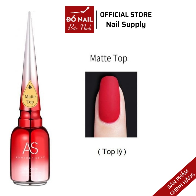 Base Top , Top Lì, Cứng Móng AS Chai Đỏ Chính Hãng 15ml