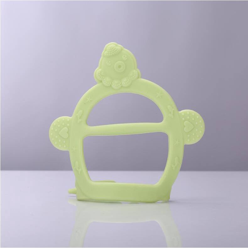Đồ Gặm Nướu Đeo Tay Bằng Silicone An Toàn Thực Phẩm Dành Cho Trẻ Nhỏ