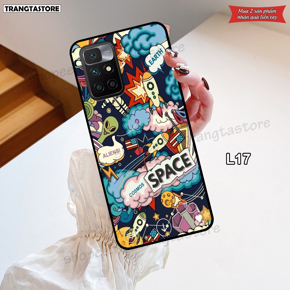 Ốp lưng Xiaomi Redmi 10 - Redmi Note 11 4G 5G - Redmi Note 11s Pro 4G 5G - Redmi Note 11 Pro+ dễ thương - in hình vũ trụ