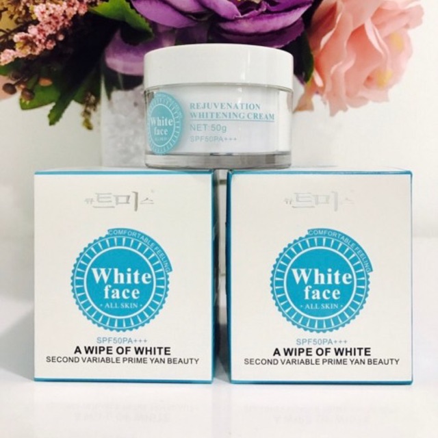 Kem dưỡng trắng da white face
