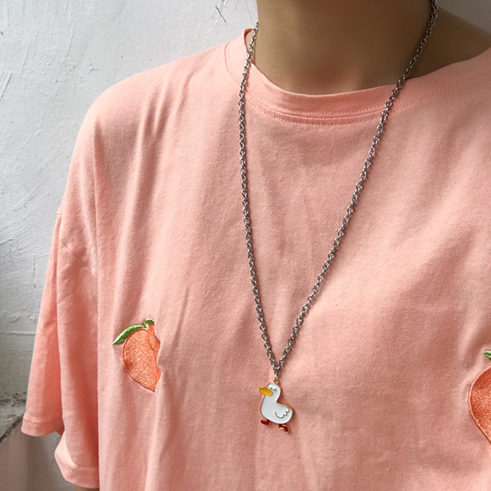 Vòng cổ mặt vịt hoạt hình dễ thương