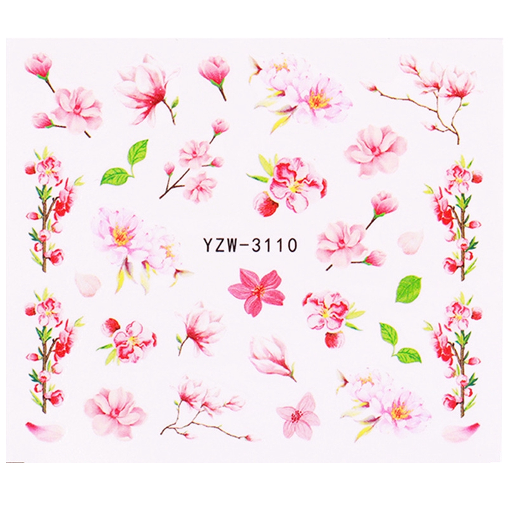 [Hàng mới về] Miếng dán móng hình hoa xinh xắn trang trí tiện dụng