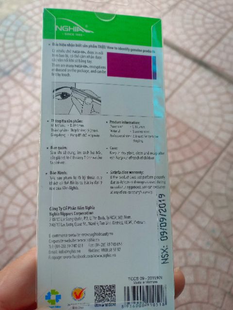 Nhíp nhổ chân mày Kiềm Nghĩa N27
