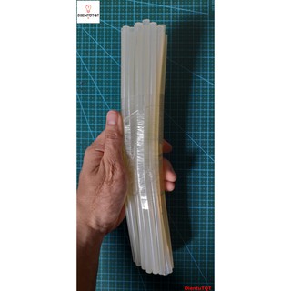 [2 CÂY] Keo nến trắng đường kính 7mm ( dài 27cm )