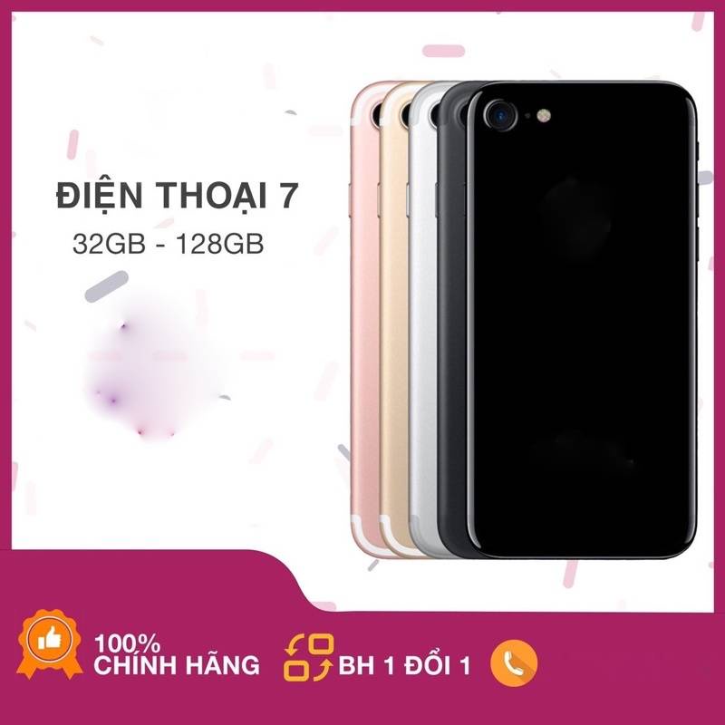 ĐT IP7-IP7 128/32Gb Hàng Mới Chọn Lọc,Pin Khoẻ Máy Mượt Chức Năng Hoàn Hảo-duongbimbimm