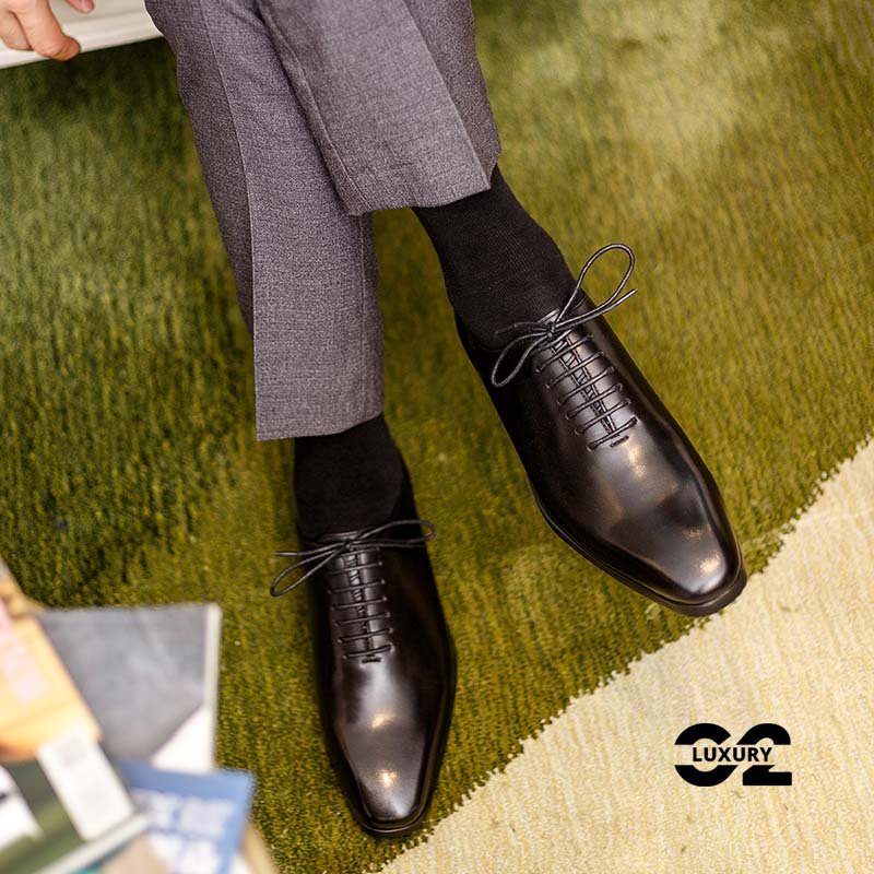 Giày da nam Luxury dáng Oxford BL817-6-D phong cách công sở chất da cao cấp nhiều size