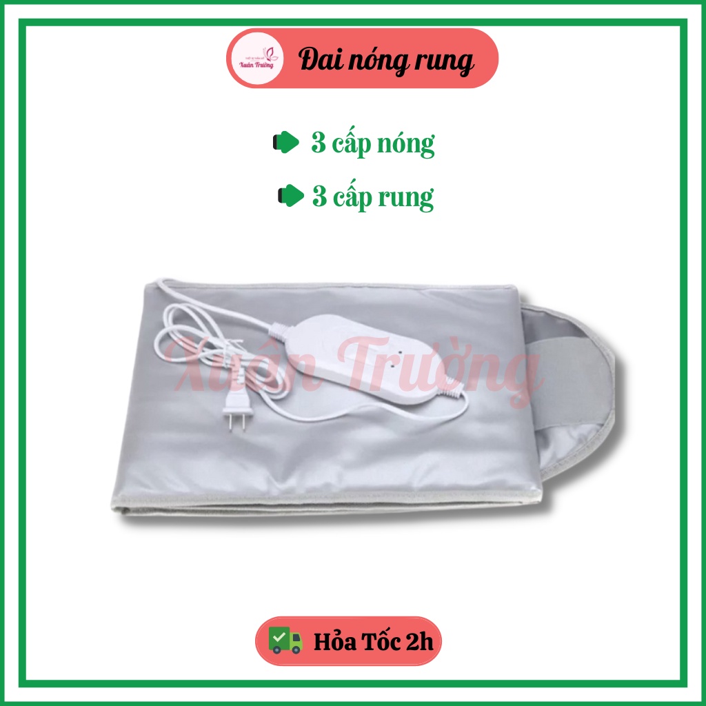 Đai Quấn Bụng Giảm Béo (Kết Hợp Nóng Rung)