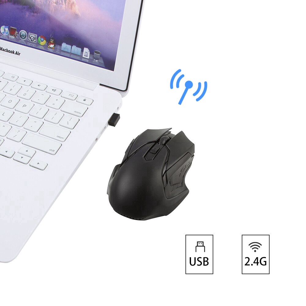 Chuột Không Dây CHUYI 2.4Ghz USB 1000-1200-1600 DPI