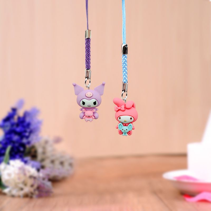 Móc Điện Thoại Hình Kuromi Hoạt Hình Dễ Thương