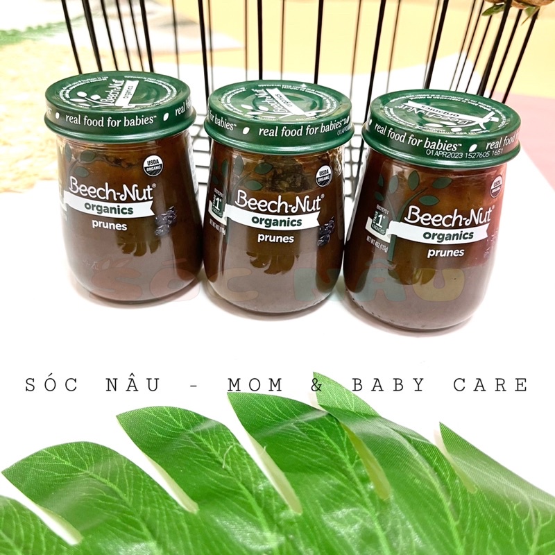 Mận Đen Nghiền Hữu Cơ Cho Bé Từ 6m.