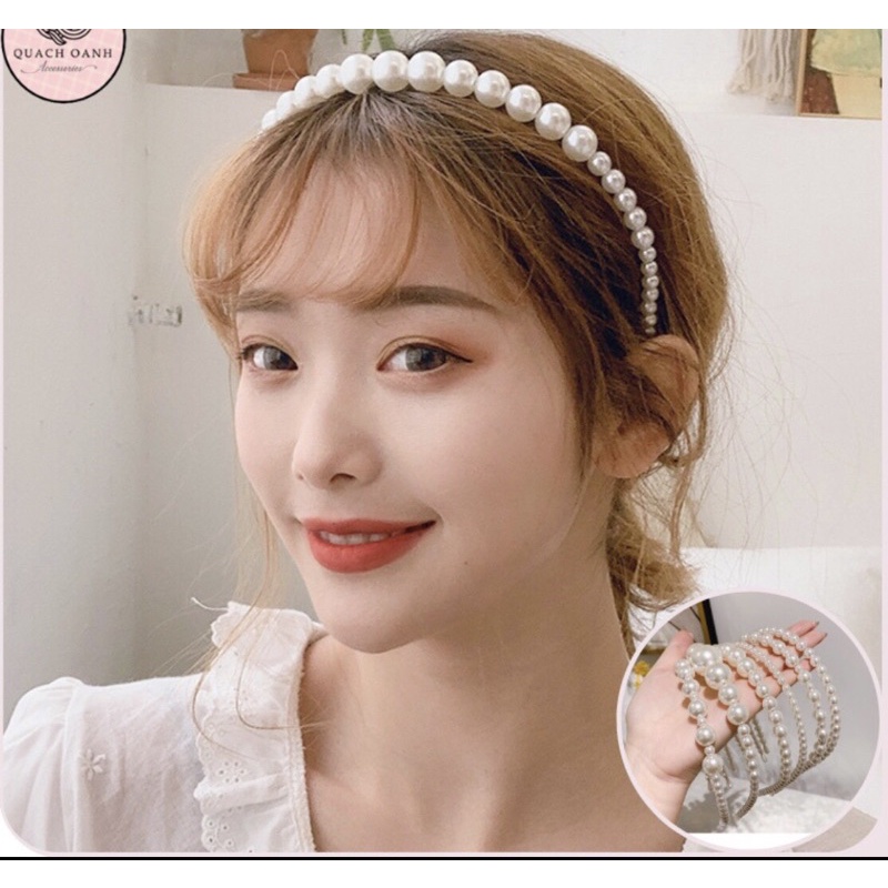 ❤️❤️❤️Bờm hạt trai nhân tạo xinh xắn