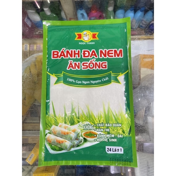 Bánh Đa Nem Ăn Sống Ngọc Thanh Tệp 24 lá