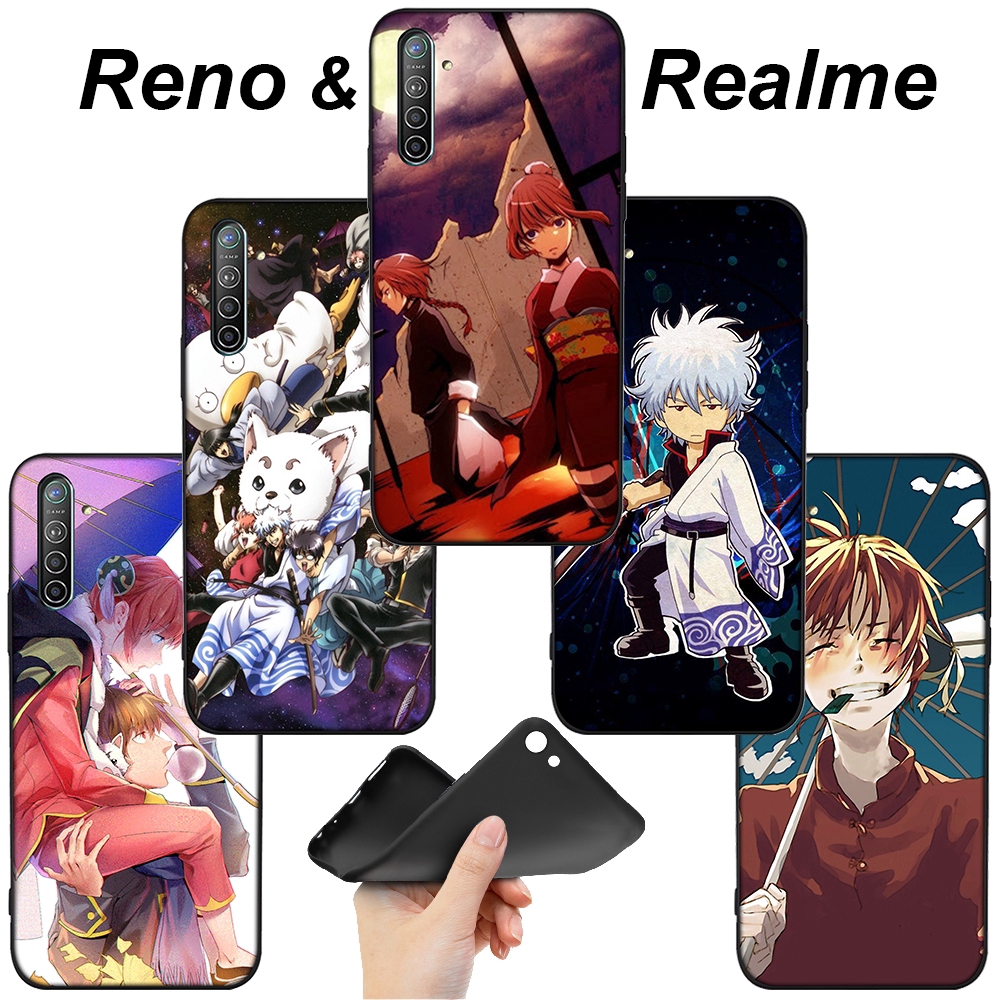 Ốp điện thoại mềm hình YX38 Gintama Anime cho OPPO Realme 6 C2 C3 5s A10 X2 A92 A72 A52 A8 A31 A91 F15 Pro