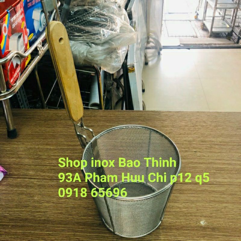 Vợt trụng hủ tiếu dạng Lưới inox (đủ size)