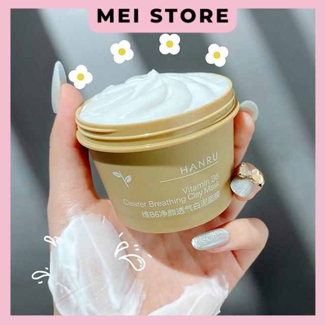 Mặt Nạ Bùn Trà Xanh Hanru Green Tea Và Vitamin B6