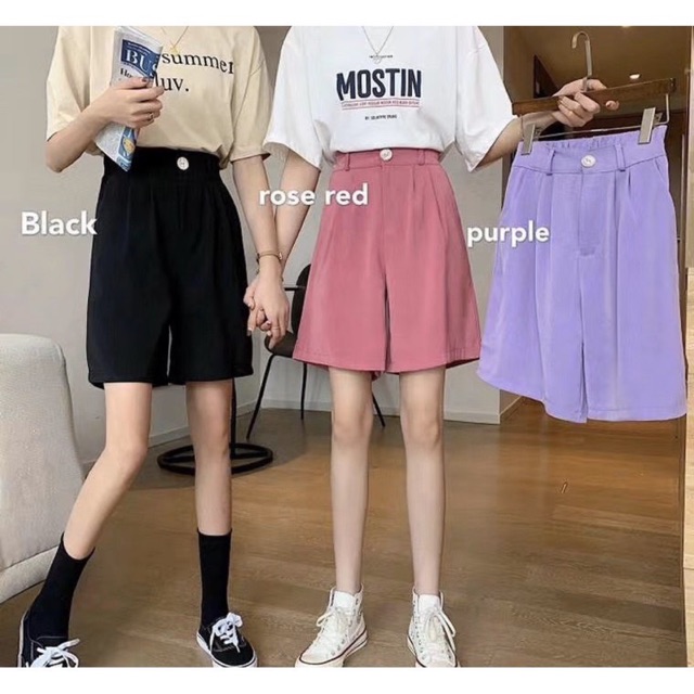 QUẦN ĐÙI ĐENIM / QUẦN LƯNG CAO / QUẦN ỐNG RỘNG / M12 | BigBuy360 - bigbuy360.vn