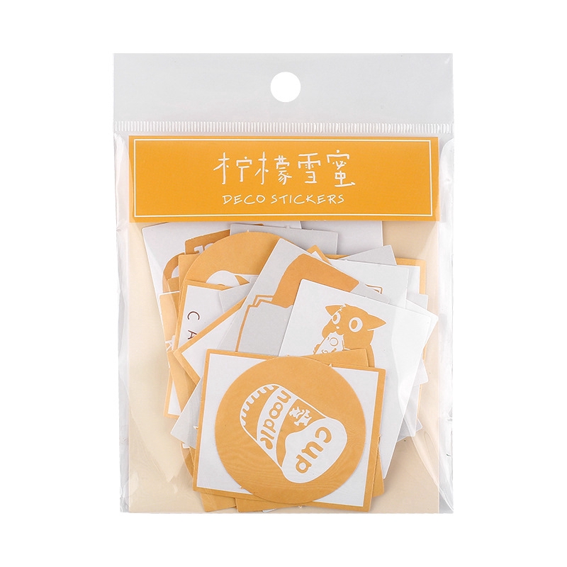 Set 60 Miếng Dán Trang Trí Dễ Thương Bền